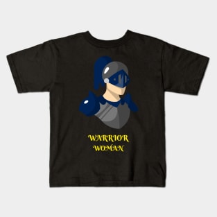 Warrior Woman Kids T-Shirt